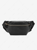 Two Way Zip PU Waist Bag