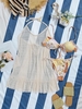 Underwire Bohemian Print Bikini With Sheer Halter Cover Up Dress