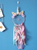 Unicorn Floral Feather Dreamcatcher