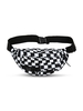Unisex Checkerboard Animal Graphic Buckle Decor Fanny Pack