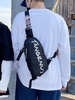 Unisex Letter Print Sling Bag