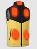 UNISEX Two Tone Colorblock 11 Areas USB Charging Electric Heating Thermal Vest (Excluding Battery) L Yellow