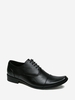 Upwarp Toe Business Faux Leather Shoes