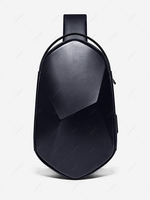 USB Charging Polyhedral Sling Bag