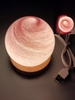 USB Plug-in Planet Night Light with Wood Stand
