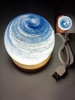 USB Plug-in Planet Night Light with Wood Stand