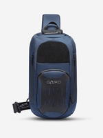 USB Port and Coded Lock Design Outdoor Multifunction Chest Bag