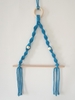 Wall Hanging Hand-woven Rope Macrame Tassel Wooden Stick Rack