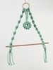 Wall Hanging Hand-woven Rope Tassel Wooden Stick Rack