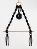 Wall Hanging Hand-woven Rope Tassel Wooden Stick Rack