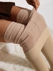 Warm Pantyhose Tight Style Stirrup Thermo Fleece Lined Leggings Light coffee