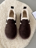 Warm Thermal Faux Shearling Lined Buckle Loafers Flat Shoes