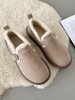 Warm Thermal Faux Shearling Lined Buckle Loafers Flat Shoes