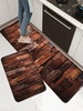 Wood Patterned Kitchen Floor Mat
