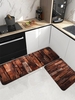 Wood Patterned Kitchen Floor Mat