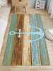 Wooden Anchor Print Floor Mat