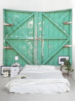 Wooden Door Print Tapestry