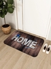 Wooden Home Butterfly Print Floor Mat