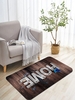 Wooden Home Butterfly Print Floor Mat