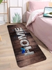 Wooden Home Butterfly Print Floor Mat