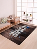Wooden Home Butterfly Print Floor Mat