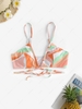 Wrap Bikini Top M Multi a
