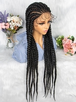 zaful 11 Strand Braid Hair Full Lace Synthetic Wig
