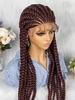 zaful 11 Strand Braid Hair Full Lace Synthetic Wig