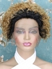 zaful 13*1 Lace Front 150% Human Hair Brown and Black African Style Curly Wig