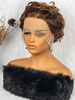 zaful 13*1 Lace Front 150% Human Hair Short Curly Wig