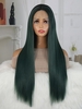 zaful 13*1 Lace Front Silk Straight Long Heat Resistant Synthetic Hair Wig