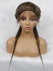 zaful 13*1 Lace Front Synthetic Wig with Braid Hair Bunches