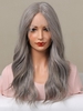 zaful 13*1 Lace Front T-type Long Fluffy Slightly Wavy Synthetic Wig