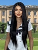 zaful 13*1 T-type Lace Front Long Silky Straight Synthetic College Wig
