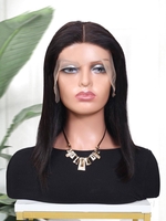 zaful 13*4 Lace Front 150% Human Hair Bob Straight Wig