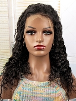 zaful 13*4 Lace Front 150% Human Hair Deep Curly Wig