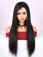 zaful 13*4 Lace Front 150% Human Hair Silky Straight Wig