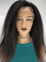zaful 13*4 Lace Front 150% Kinky Striaght Human Hair Wig