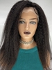 zaful 13*4 Lace Front 150% Kinky Striaght Human Hair Wig