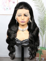 zaful 13*4 Lace Front 180% Human Hair Body Wave Wig