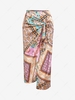 ZAFUL Bandana Paisley Print Tie Sarong-style Skirt M