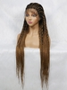zaful Black and Brown Mixed Color Long Lace Front Synthetic Wig