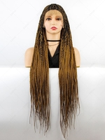 zaful Braid Hair Lace Front Heat Resistant Synthetic Wig