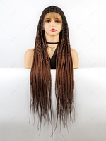 zaful Braid Hair Lace Front Heat Resistant Synthetic Wig