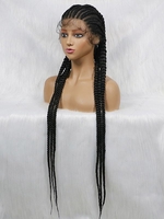 zaful Braid Hair Long Lace Front Synthetic Wig