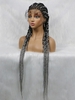 zaful Braid Hair Long Lace Front Synthetic Wig