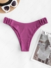 ZAFUL Braided Ribbed Swim Bottom M Purple