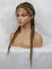 zaful Breathable Braid Hair Long Synthetic Lace Front Wig