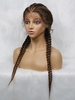 zaful Breathable Braid Hair Long Synthetic Lace Front Wig