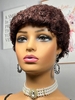 zaful Brown Curly Ultrashort Human Hair Wig